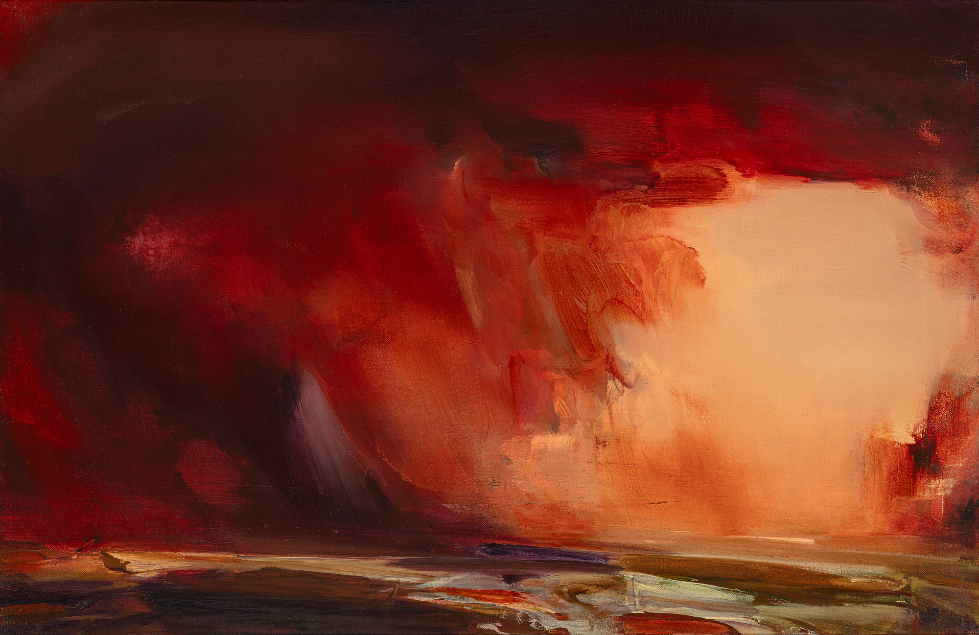 Rote Wolke