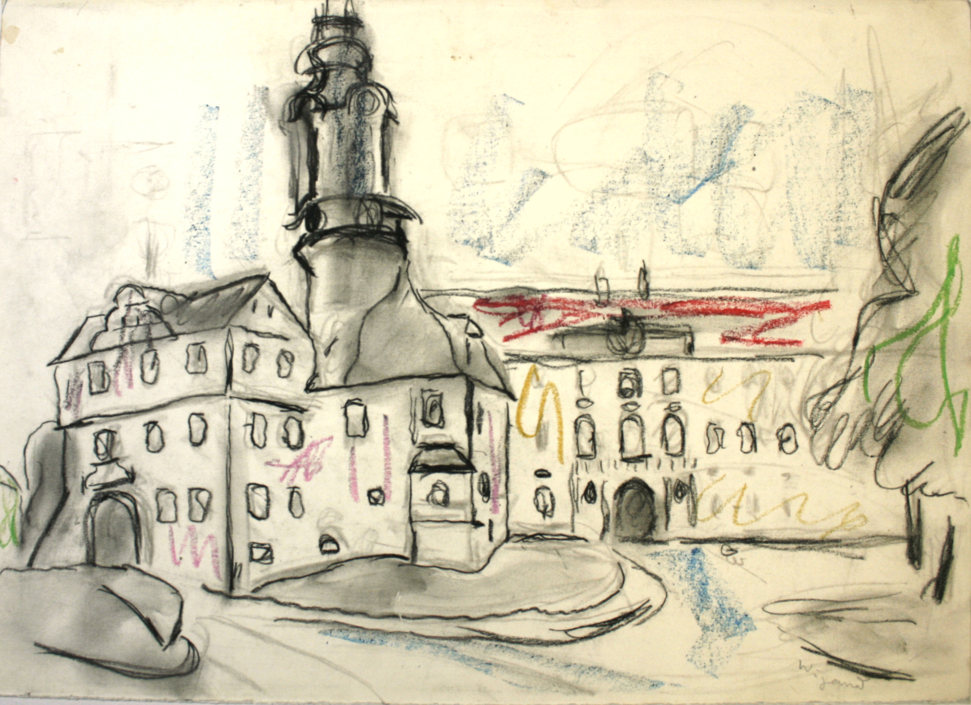 les toits de Weimar (Schloß)