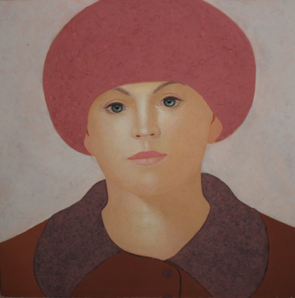 Heinz Rabbow: Frau mit roter Mütze, 2025