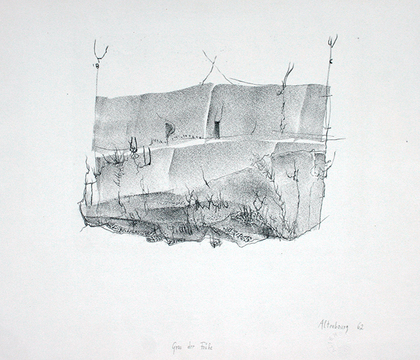 Gerhard Altenbourg: Grau der Frühe [WVZ L 78], 1962