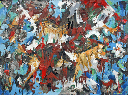 Hans Christoph: Ohne Titel. Informelle Komposition, 1971