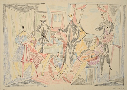 Hans Christoph: Nach Degas, 1965