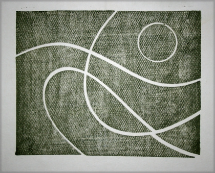 Hermann Glöckner: o.T., Blatt 1 der Mappe Handdrucke, 1963/71