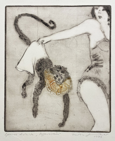 Herta Günther: Affenzirkus, 1972