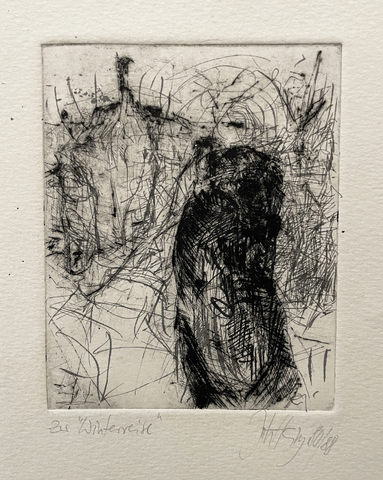 Johannes Heisig: zur Winterreise, 1988