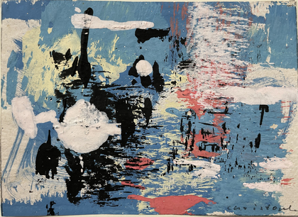 Hans Christoph: Informelle Komposition, um 1970