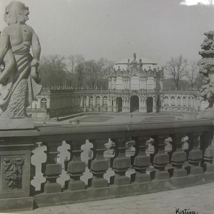 Edmund Kesting: Dresden - Am Zwinger, um 1940