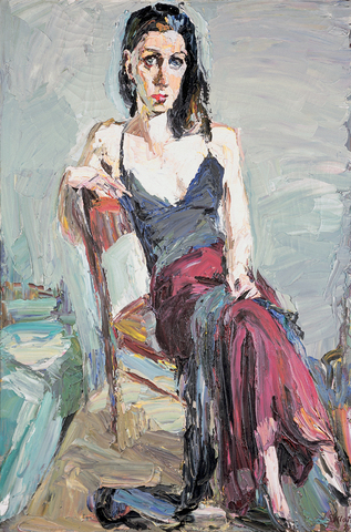 Siegfried Klotz: Bildnis Doris, 1998