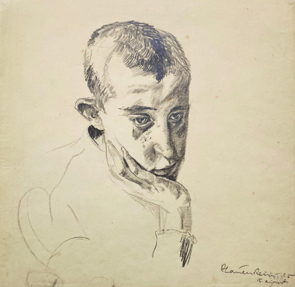 Paula Lauenstein: Knabenkopf III, 1925