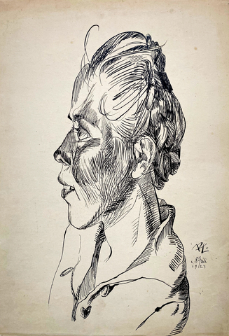 Paula Lauenstein: Langes Gesicht, 1923