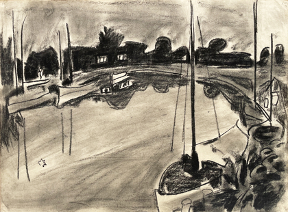 Carl Lohse: Kleiner Hafen I, O.J. (um 1950)
