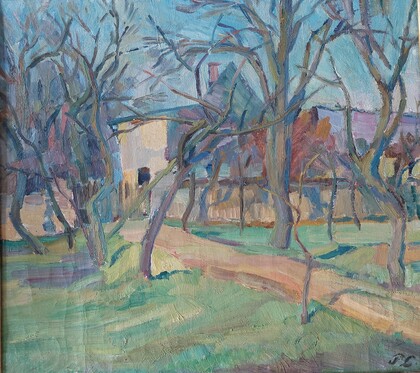 Paula Lauenstein: Gutsgebäude Horka, 1920