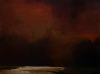 Mona Pourebrahim: Rote Wolke, 2021