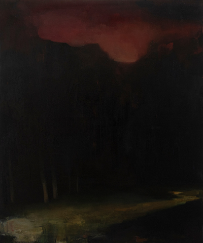 Mona Pourebrahim: Rötliche Nacht, 2022