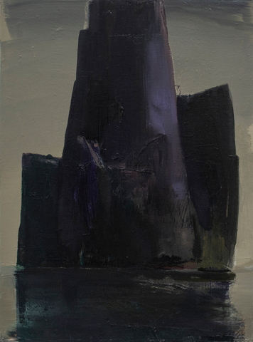 Mona Pourebrahim: Violett Felsen, 2021