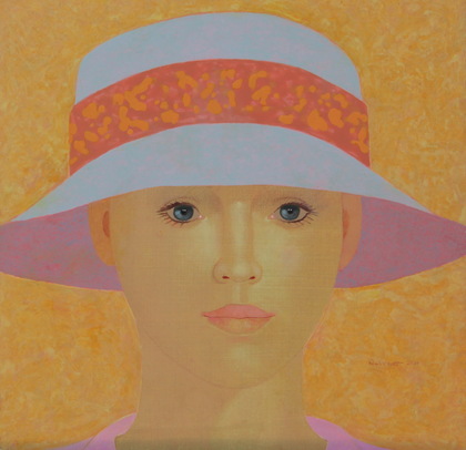 Heinz Rabbow: Frau mit blauem Hut, 2026