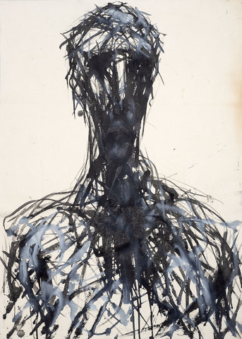 Max Uhlig: Studie für ein männliches Bildnis, 1987
