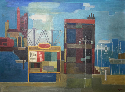 Erich Wegner: Hafen, 1947 - 1957