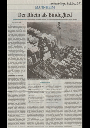 Mannheimer Morgen, 30. September 2022, S.11