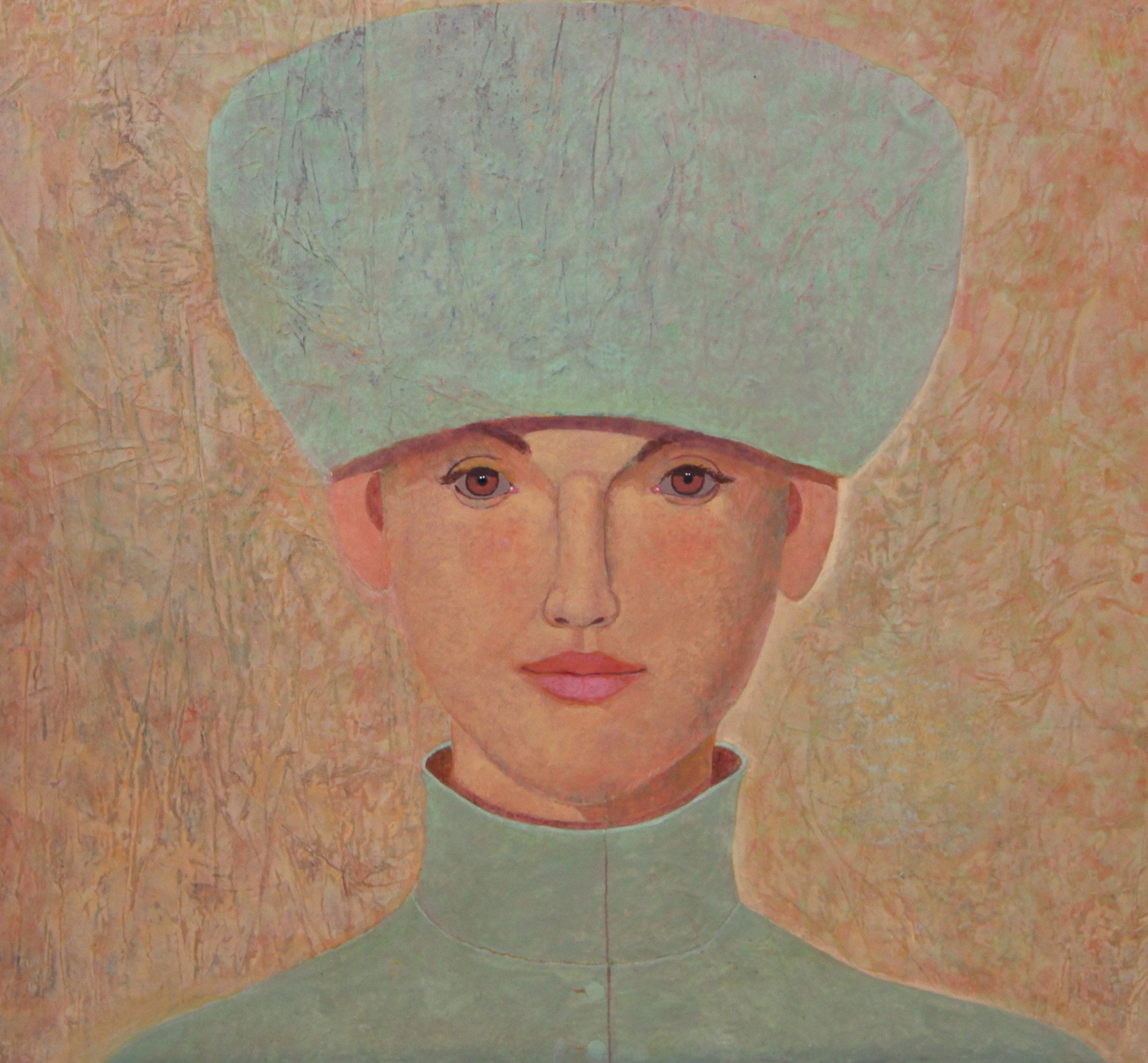 Frau in Grün