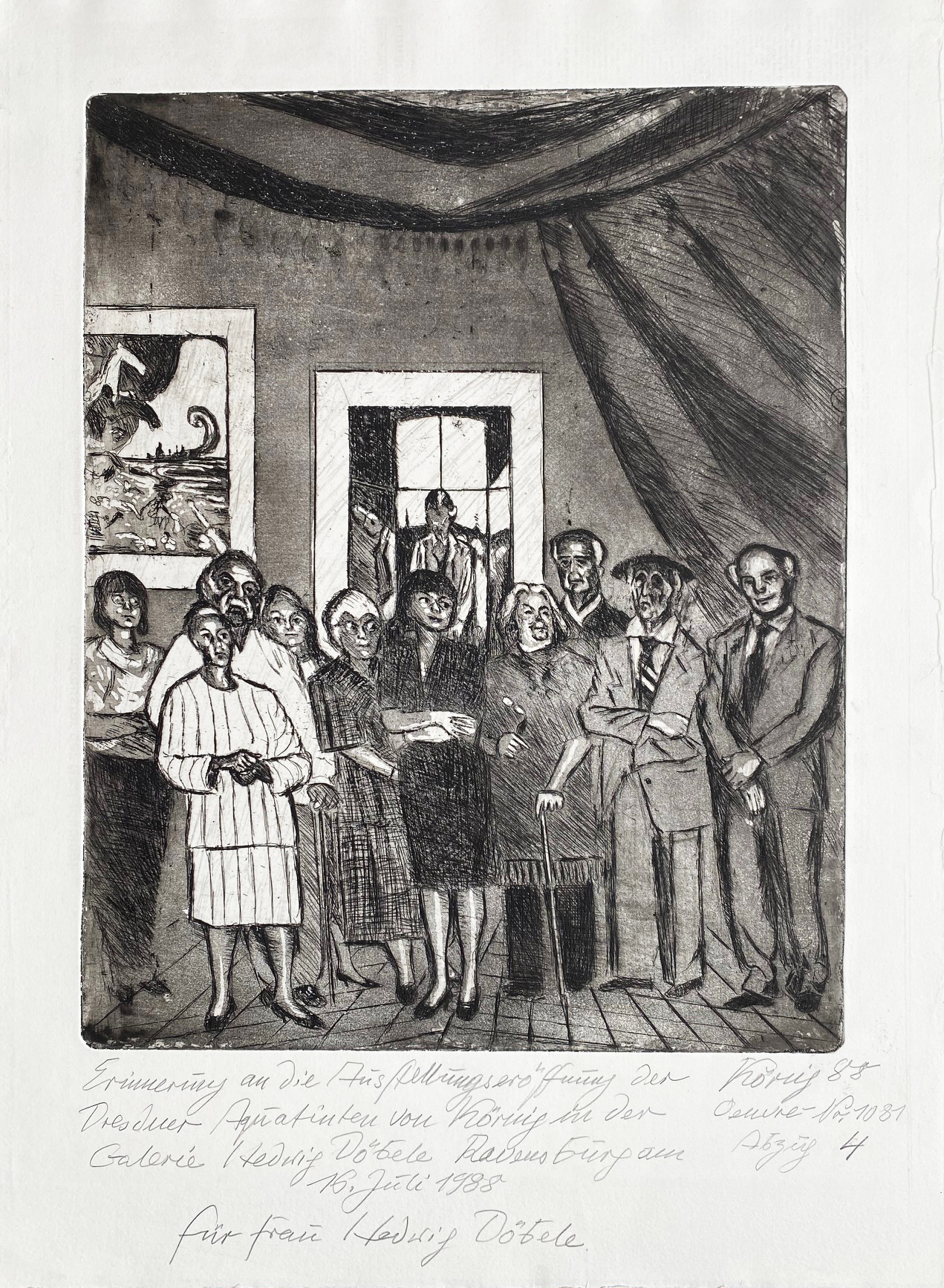Ausstellungseröffnung in Ravensburg 1988: Hans Körnig