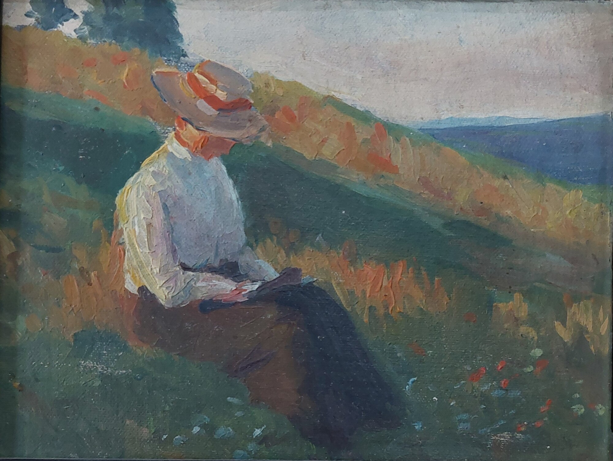 Lesende Frau