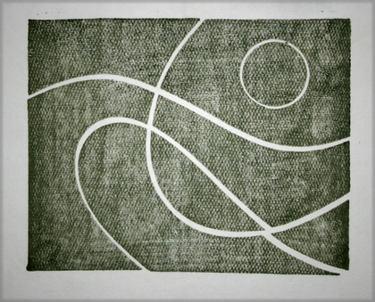 Hermann Glöckner: o.T., Blatt 1 der Mappe Handdrucke, 1963/71