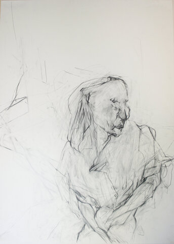 Elke Hopfe: Porträt Marita, 1990