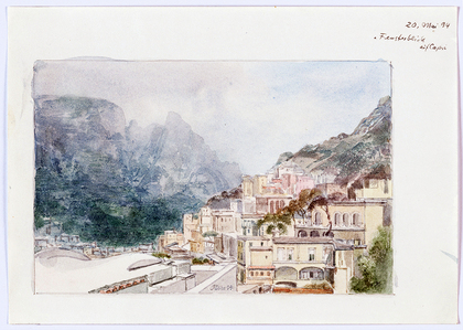 Werner Tübke: Fensterblick auf Capri, 1994