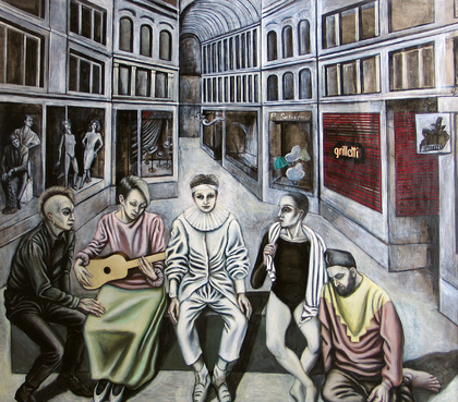Doris Ziegler: Passage II. Hommage à Watteau, 1988