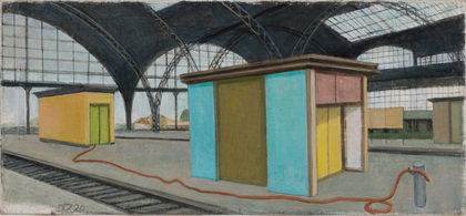 Doris Ziegler: Bahnsteig (Wvz 287-Abb 211), 2020
