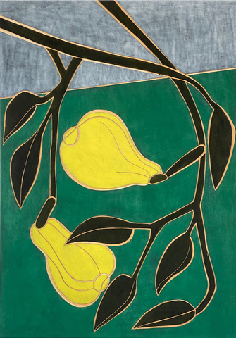 Martina Geist: Zweig mit Früchten III, 2018/2022