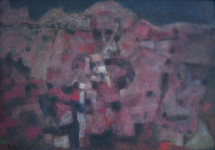 Eugen Batz: Küstenlandschaft (Collioure), 1933 - 1936